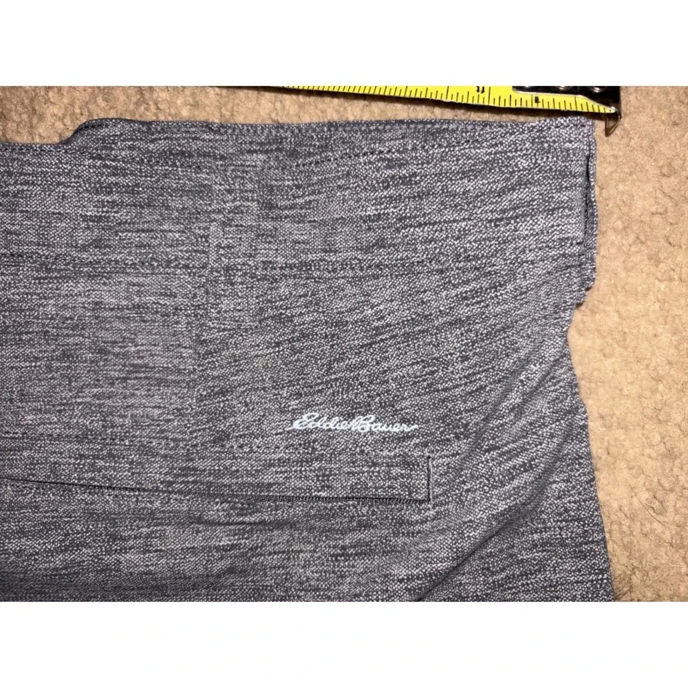 Eddie Bauer Travex Mens Gray Heather Performance Shorts Size 36 Stretch T49-46